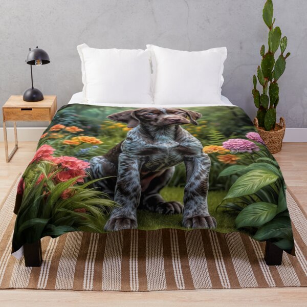 Item preview, Hilde German Shorthair Pointer Puppy Portrait designed and sold by Heart and Soul Studio.
