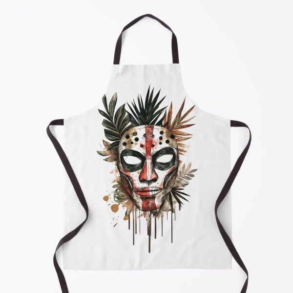 Item preview, Blood Moon Ritual – Warrior Mask of the Spirits designed and sold by MiszungART.