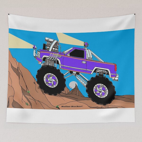 Item preview, The Roller Rocker!   //  1988 Chevy 4x4 Monster truck! designed and sold by Imagin8er.
