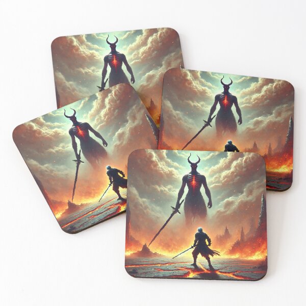 Item preview, Final Stand – Warrior vs. the Infernal Titan designed and sold by AbstractAnom.