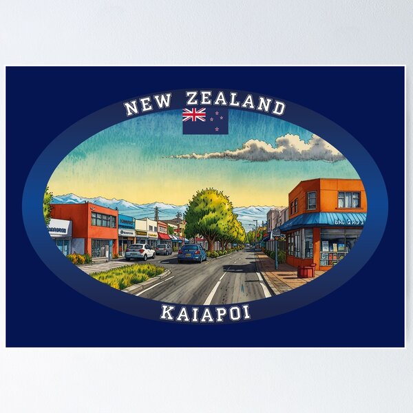 Item preview, Kaiapoi New Zealand Travel designed and sold by Thistle-TShop.