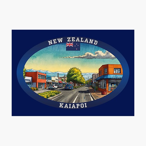 Item preview, Kaiapoi New Zealand Travel designed and sold by Thistle-TShop.