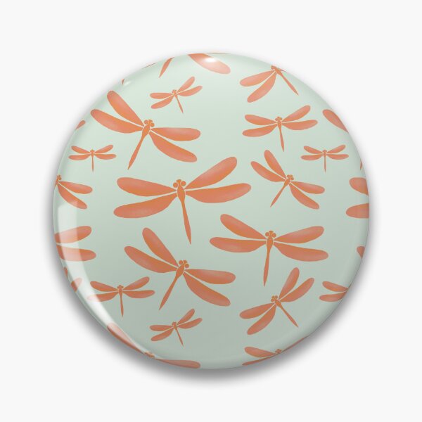 Item preview, Orange Dragonflies Pattern  designed and sold by sasyall.