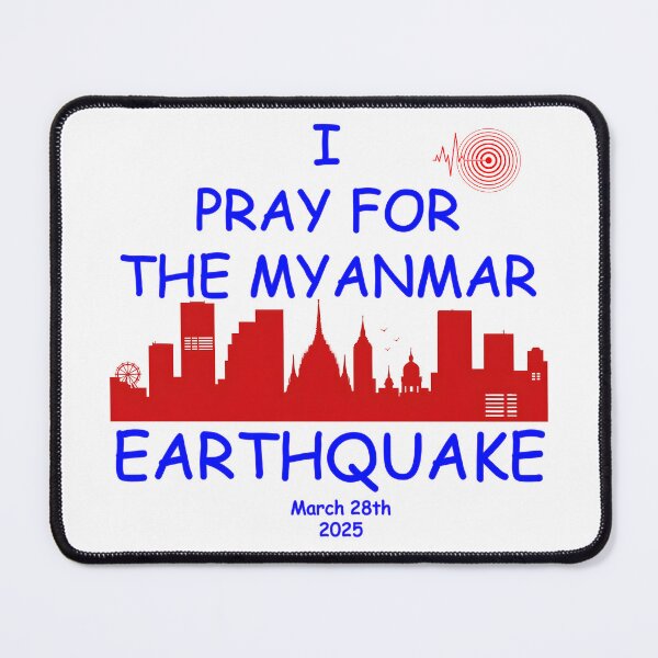 Item preview, I Pray for The Myanmar Earthquake March 28th 2025 designed and sold by ZepGiftShop.