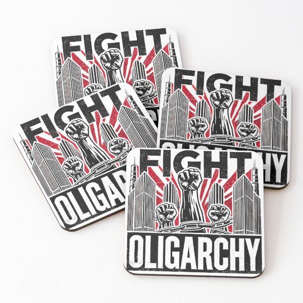 Item preview, Fight Oligarchy Powerful Protest Design designed and sold by BogskyShop.