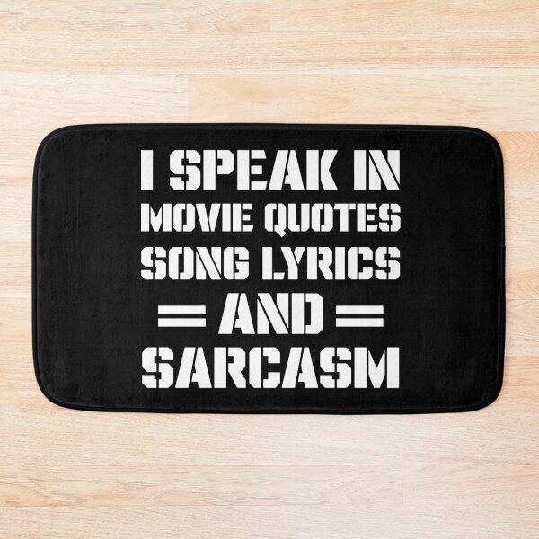 Item preview, The Quotable Sarcasm Tee designed and sold by DarylWelsh2024.