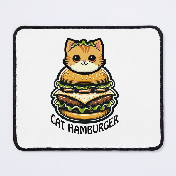 Item preview, Cat hamburger. designed and sold by KojourinArt.