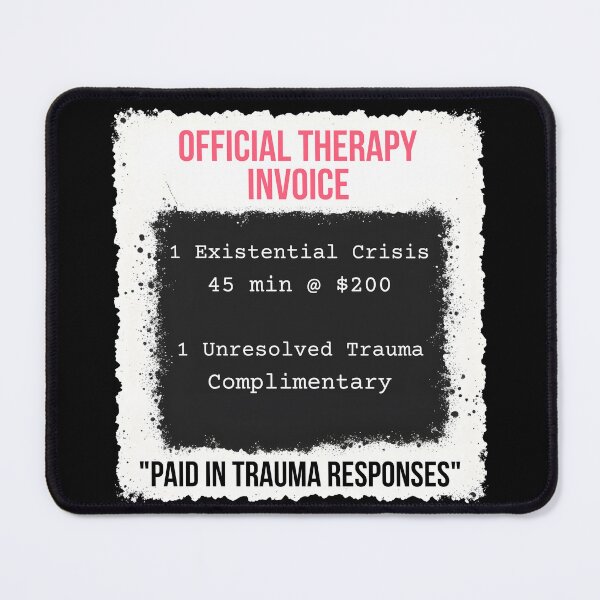 Item preview, Therapy Receipt T-Shirt Therapist Invoice Meme Tee designed and sold by BrushRushX.