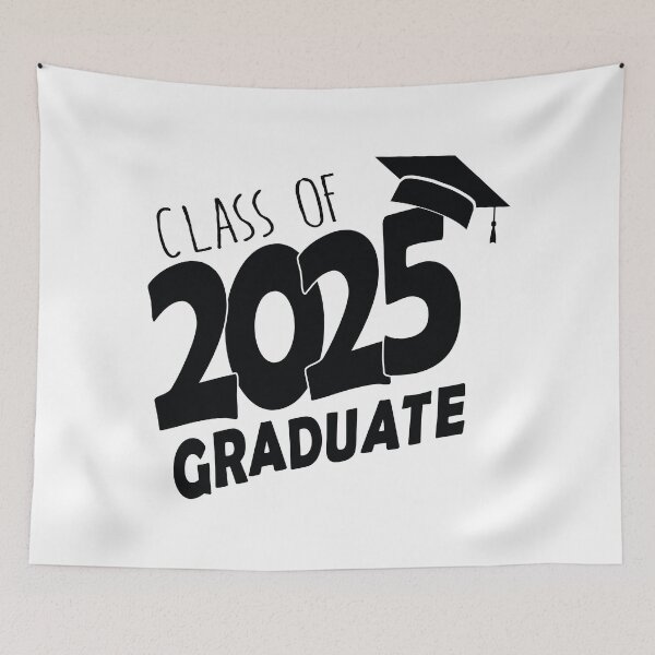 Item preview, Graduate 2025: Cap and Text Design designed and sold by Polarisofficial.