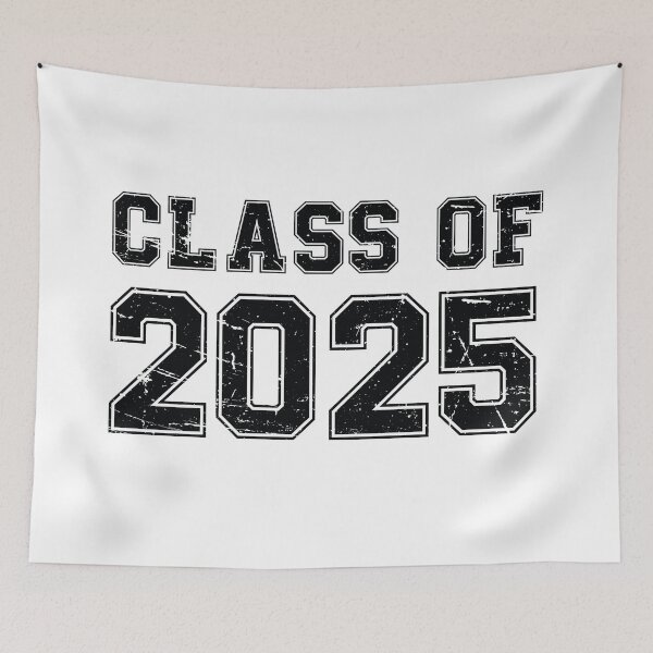 Item preview, Class of 2025: Graduation Design with Text and Distressed Effect designed and sold by Polarisofficial.