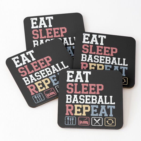 Item preview, Eat Sleep Baseball Repeat Baseball Player Funny designed and sold by tmerchtrends.