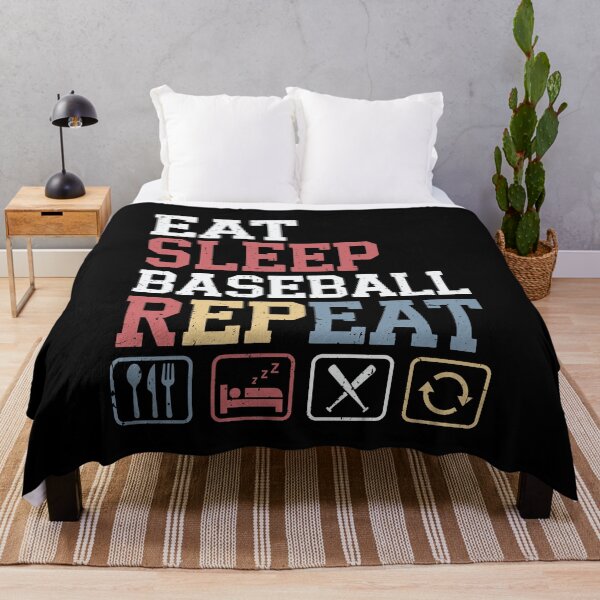 Item preview, Eat Sleep Baseball Repeat Baseball Player Funny designed and sold by tmerchtrends.