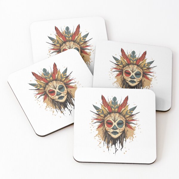 Item preview, Mystic Warrior Mask - Spirit of Duality designed and sold by MiszungART.