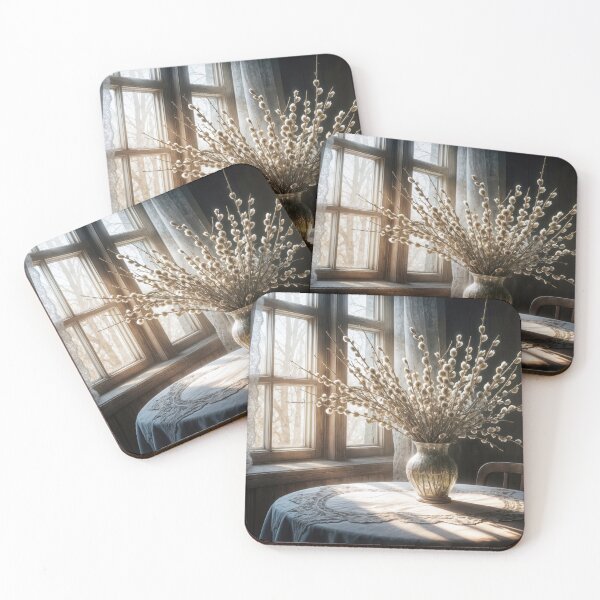 Item preview, Springtime Pussywillow Bouquet In Sunshine designed and sold by Maria Dryfhout.