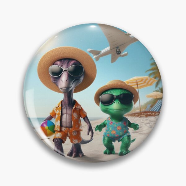 Item preview, Cute dinosaurs at summer holiday  designed and sold by Dogandesighn.