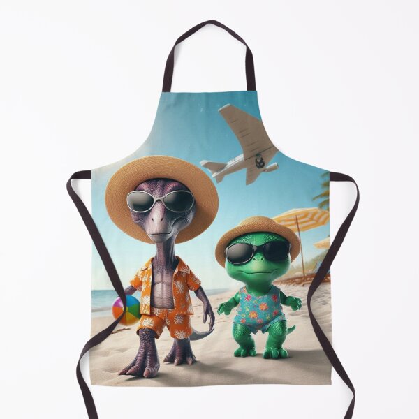 Item preview, Cute dinosaurs at summer holiday  designed and sold by Dogandesighn.