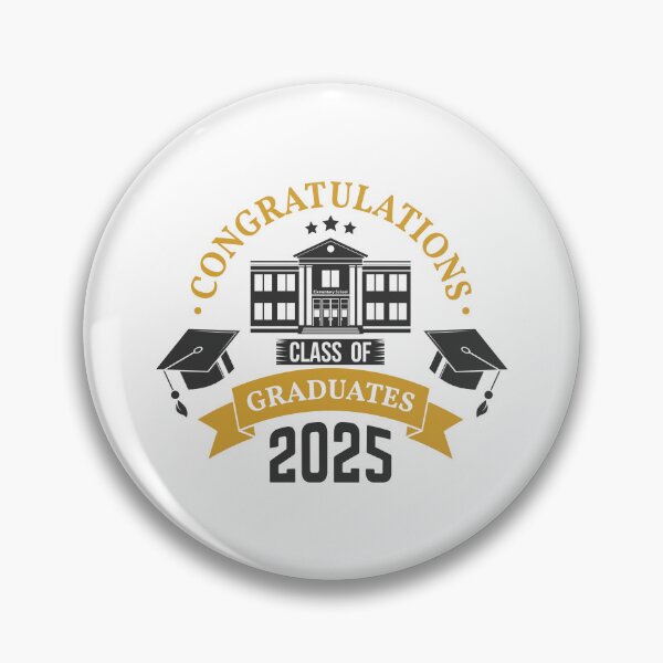 Item preview, Congratulations Graduates 2025: Graduation Design with School Building designed and sold by Polarisofficial.