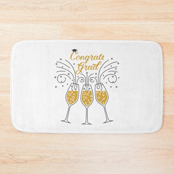 Item preview, Congratulations Graduate: Champagne Glass Design designed and sold by Polarisofficial.