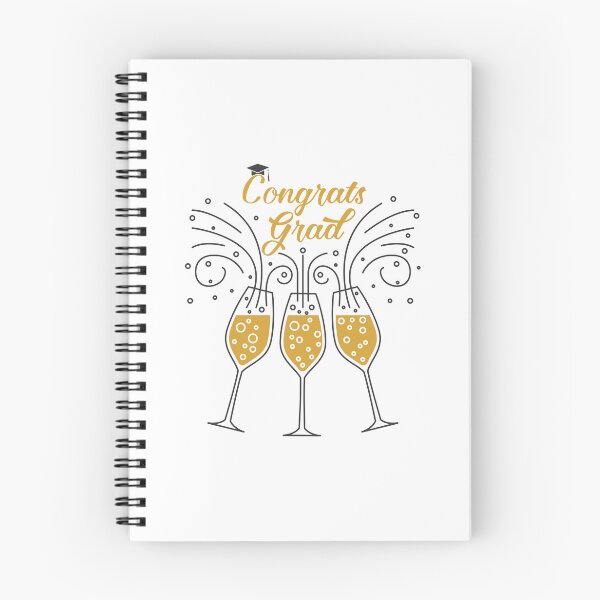 Item preview, Congratulations Graduate: Champagne Glass Design designed and sold by Polarisofficial.