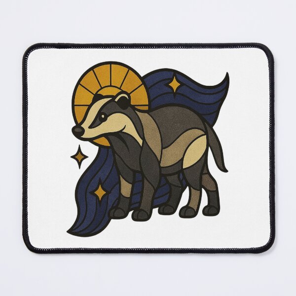 Item preview, Stained Glass Badger designed and sold by Blason.