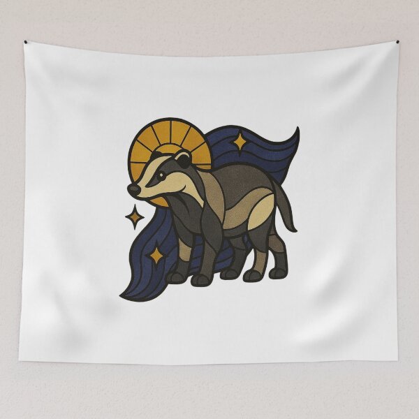 Item preview, Stained Glass Badger designed and sold by Blason.