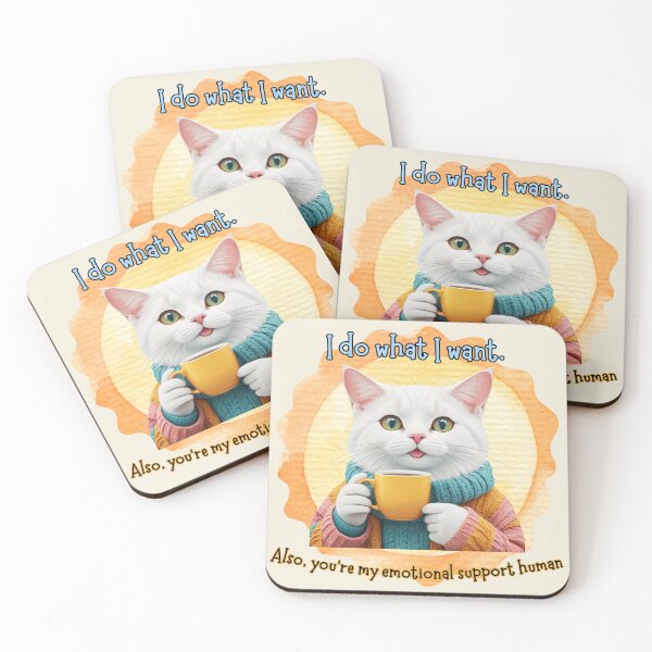 Item preview, Rebel cat with coffee. Design for cat Lovers designed and sold by FreeSoulLab.