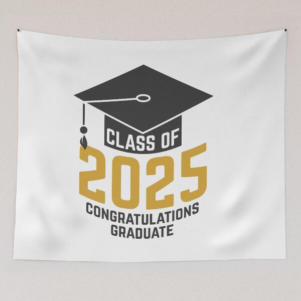 Item preview, Class of 2025: Graduation Cap and Message Design designed and sold by Polarisofficial.