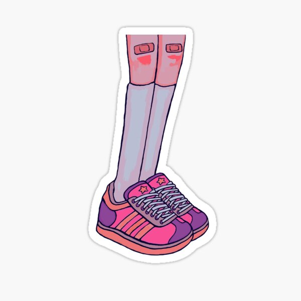 Item preview, Sneakers - pink, orange and purple  designed and sold by RosiesGallery.