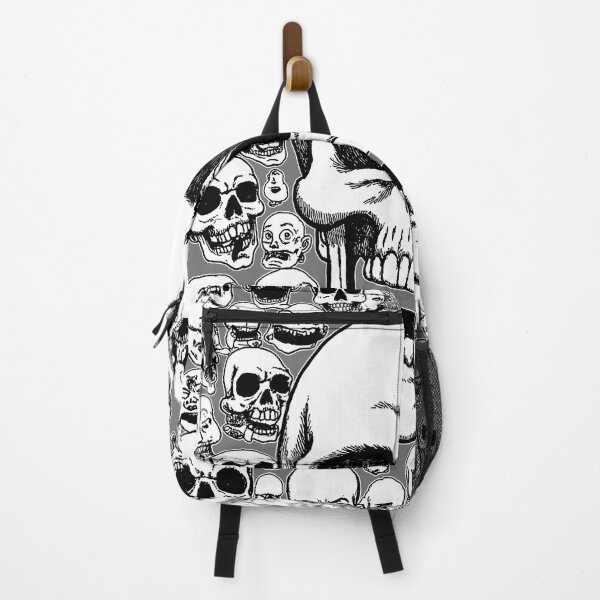 Item preview, Crazy cute funny faces and skulls in japan style manga anime ink drawing designed and sold by VonKalt.