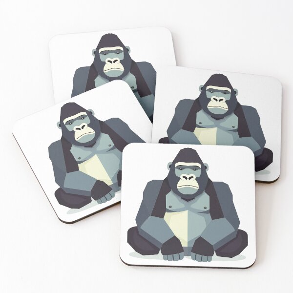 Item preview, Abstract Mountain Gorilla 4 designed and sold by SparroCreative.