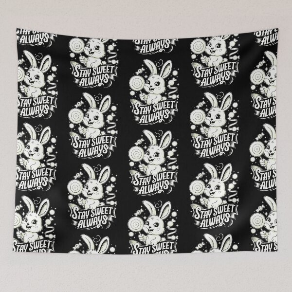 Item preview, Stay Sweet Always Cute Bunny Candy Lover designed and sold by Taans-Creation.