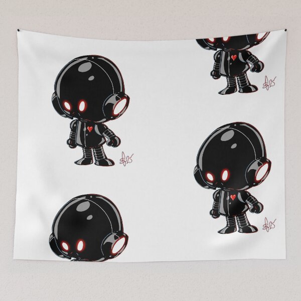 Item preview, Little black robot designed and sold by Pittstop.