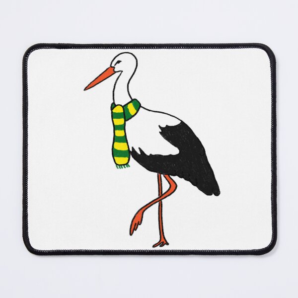 Item preview, Storky with scarf - Haagse Ooievaar designed and sold by Tanilon.