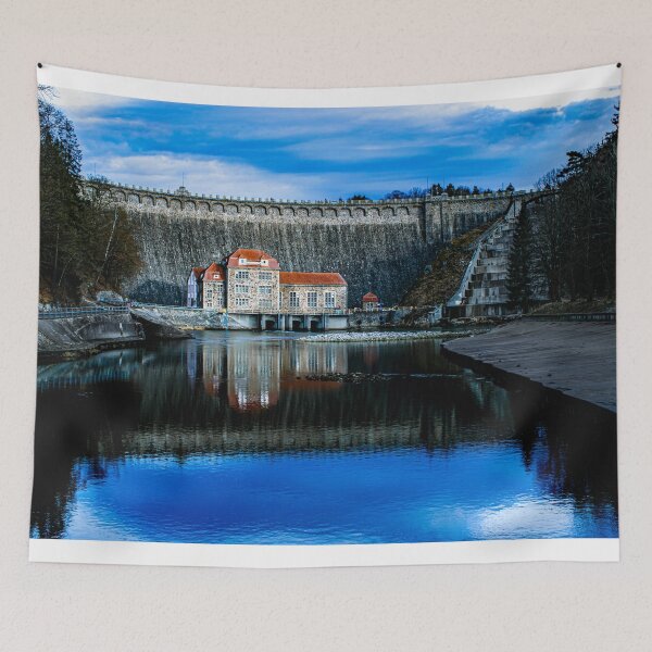 Item preview, Stone Concrete Dam Bobertalsperre Mauer designed and sold by MerryStomps.
