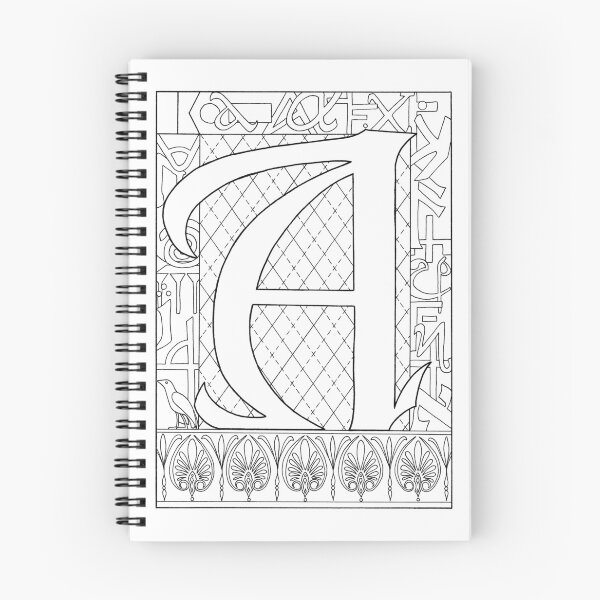 Item preview, Designer's Alphabet Letter A designed and sold by foxandfalcon.