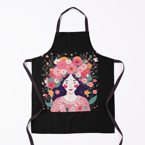 Artikelvorschau, Mädchen mit Blumen entworfen und verkauft von Coolparrotgirl.
