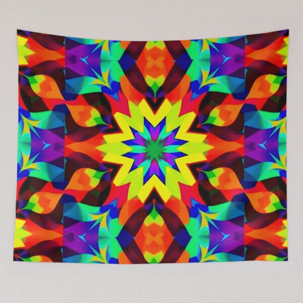 Item preview, Colorful geometric decorative abstract pattern  designed and sold by Dogandesighn.