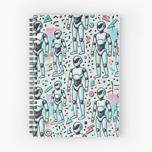 Item preview, robot pattern designed and sold by TEEJAMBOREE.