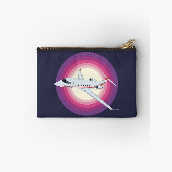 Item preview, Bombardier Challenger 350 Jet Sunset Retro Aviation Design  designed and sold by skye-studio.
