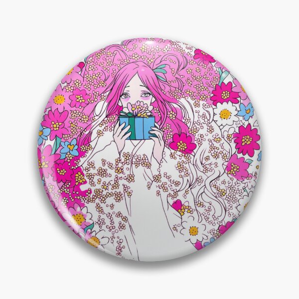 Item preview, Girl with flowers designed and sold by Coolparrotgirl.