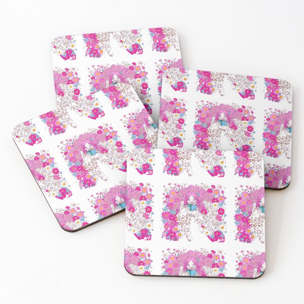 Item preview, Girl with flowers designed and sold by Coolparrotgirl.