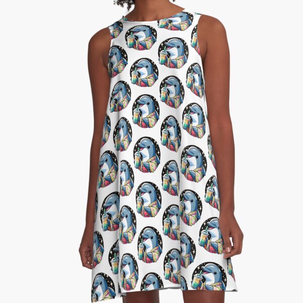 Artikel-Vorschau von Delfin Bubble Boba Tee Anime Niedlich Kawaii, designt und verkauft von Artistoos.