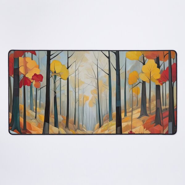 Item preview, Automne géométrique : Symphonie abstraite de la saison d'automne designed and sold by Prachodayat Artworks.