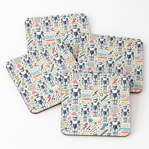 Item preview, robot pattern designed and sold by TEEJAMBOREE.