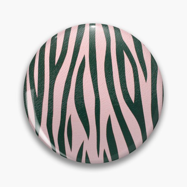 Item preview, Deep Green and Pink Zebra Stripes designed and sold by CountyKent.