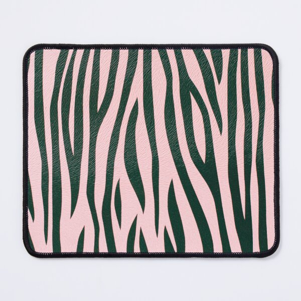 Item preview, Deep Green and Pink Zebra Stripes designed and sold by CountyKent.
