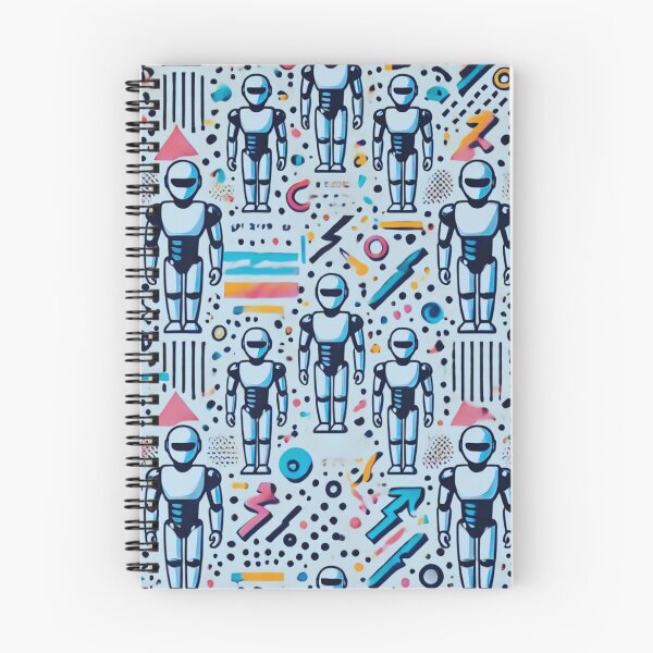 Item preview, robot pattern designed and sold by TEEJAMBOREE.