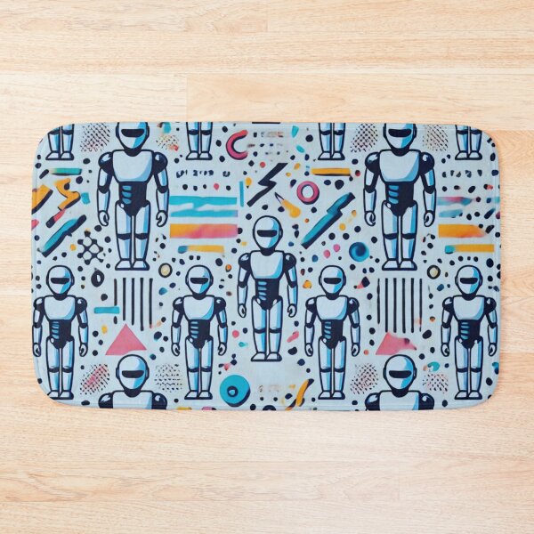 Item preview, robot pattern designed and sold by TEEJAMBOREE.