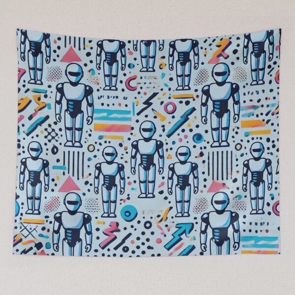 Item preview, robot pattern designed and sold by TEEJAMBOREE.