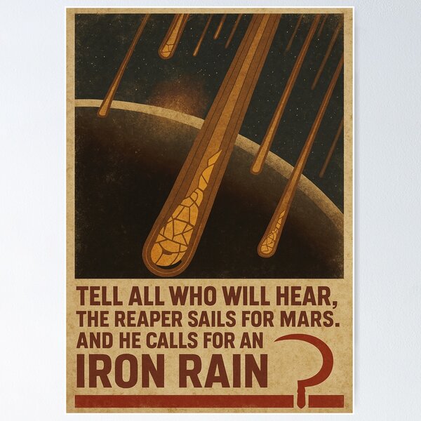 Item preview, Red Rising -  Iron Rain – Reaper’s Call designed and sold by Jordan Bell.